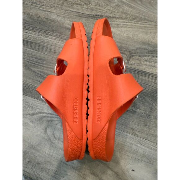 Birkenstock Women Orange Solid EVA Slip On Sandal Sandal Size 37/ 6.5-7 - Picture 4 of 4
